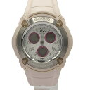 【中古】CASIO(カシオ) Baby-G 腕時計 白×ピンク(2)