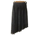 【中古】ADORE(アドーア) ロングスカート レース ダークネイビー×黒