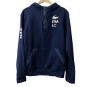 【中古】Lacoste(ラコステ) パーカー 長袖 ネイビー