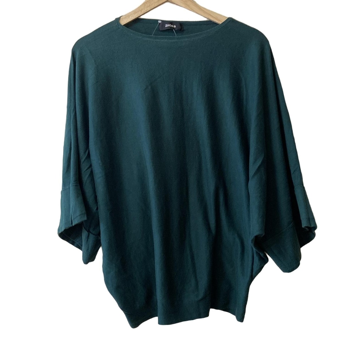 【中古】ZUCCA(ズッカ) セーター ドルマンスリーブ グリーン