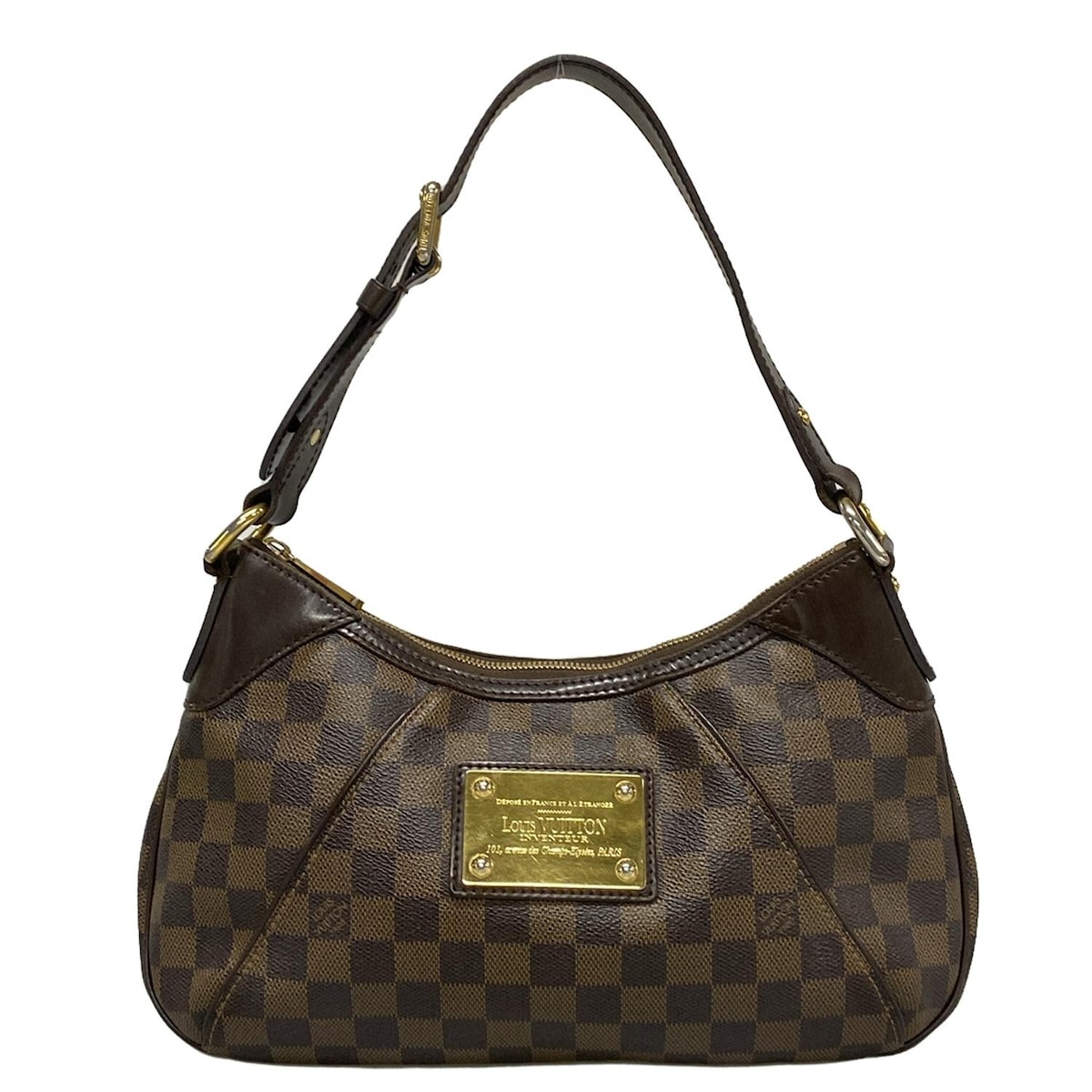 【新着】【中古】LOUIS VUITTON(ルイヴィトン) テムズPM ショルダーバッグ エベヌ