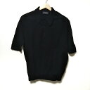 【中古】JOHN SMEDLEY(ジョンスメドレー) 半袖ポロシャツ 黒(4)