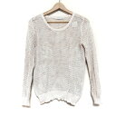【中古】SEE BY CHLOE(シーバイクロエ) 長袖セーター クルーネック/メッシュ ライトピンク(4)