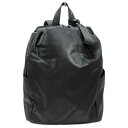 【中古】PELLE BORSA(ペレボルサ) リュックサック 黒 レザー