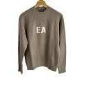 【中古】EMPORIOARMANI(エンポリオアルマーニ) 長袖セーター ハイネック グレーベージュ×アイボリー(4)