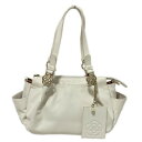 【中古】CLATHAS(クレイサス) ハンドバッグ 白(4)