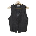 【中古】genten(ゲンテン) ベスト グレーブラウン(4)