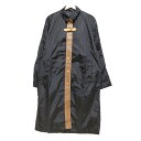 【新着】【中古】miumiu(ミュウミュウ) コート 長袖/春/秋 黒×ブラウン