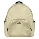 【新着】【中古】COACH(コーチ) リュックサック アイボリー レザー