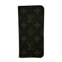 【中古】LOUIS VUITTON(ルイヴィトン) IPHONEXフォリオ 携帯電話ケース iPhoneケース ローズ