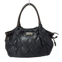 【中古】Kate spade(ケイトスペード) ハンドバッグ 黒×ダークブラウン レザー(4)