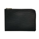 【中古】LOUIS VUITTON(ルイヴィトン) ポシェットジュールPM クラッチバッグ ノワール レザー