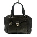 【新着】【中古】COLE HAAN(コールハーン) ハンドバッグ ダークグレー レザー(4)