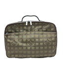 【中古】CHANEL(シャネル) ニュートラベルライン ボストンバッグ 本体ロックなし ベージュ×ダークブラウン レザー