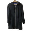 【中古】SONIARYKIEL(ソニアリキエル) パーカー 長袖/ジップアップ ダークネイビー