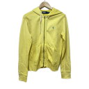 【中古】POLObyRalphLauren(ポロラルフローレン) パーカー 長袖/ジップアップ ライトイエロー