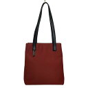 【中古】COACH(コーチ) ショルダーバッグ レッド×黒 レザー(4)