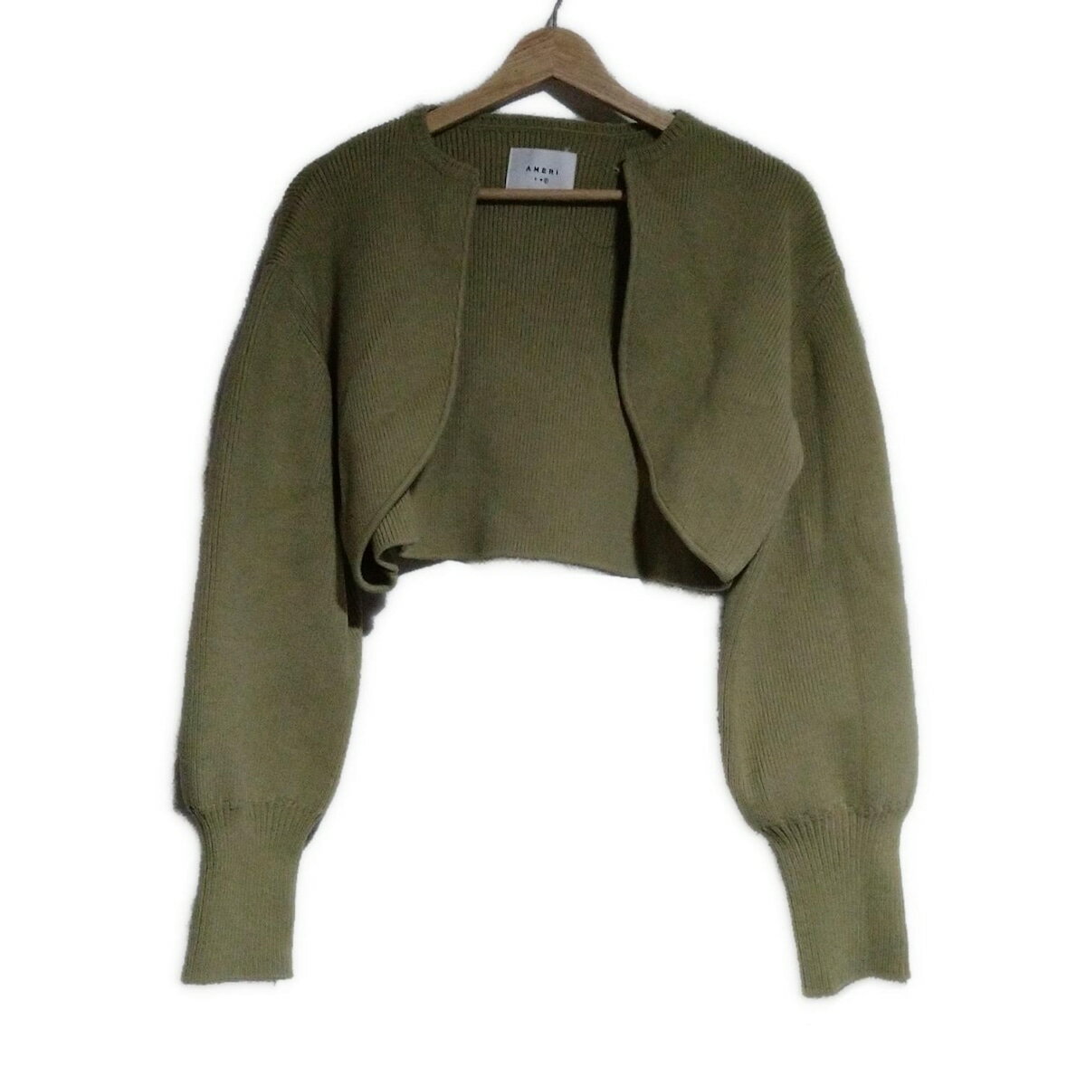 【中古】AMERI(アメリ) ボレロ 長袖/ニット グリーン