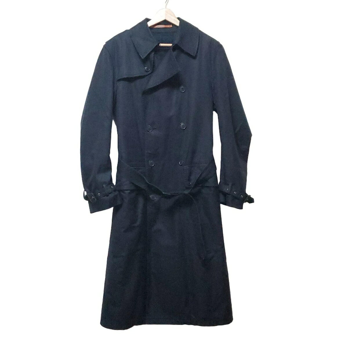 【中古】SCYE BASICS(サイ ベーシック) トレンチコート 長袖/秋/冬 黒