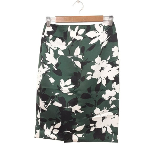 【中古】UNITED ARROWS(ユナイテッドアローズ) スカート ひざ丈 ダークグリーン×アイボリー×黒 【中古】UNITED ARROWS(ユナイテッドアローズ) スカート ひざ丈 ダークグリーン×アイボリー×黒