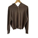 【中古】MACKINTOSH PHILOSOPHY(マッキントッシュフィロソフィー) パーカー 長袖/ニット/ジップアップ ブラウン
