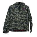 【中古】THE NORTH FACE(ノースフェイス) ブルゾン 長袖/迷彩柄/ジップアップ/春/秋 黒×カーキ×マルチ