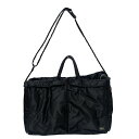 【中古】PORTER/吉田(ポーター) タンカー ボストンバッグ 2way/本体ロックなし 黒