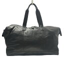 【中古】PORTER/吉田(ポーター) ドネ ボストンバッグ 大容量/本体ロックなし 黒 レザー