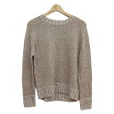 【中古】Leilian(レリアン) 長袖セーター クルーネック/barna cashmere ライトブラウン×ベージュ×アイボリー(4)