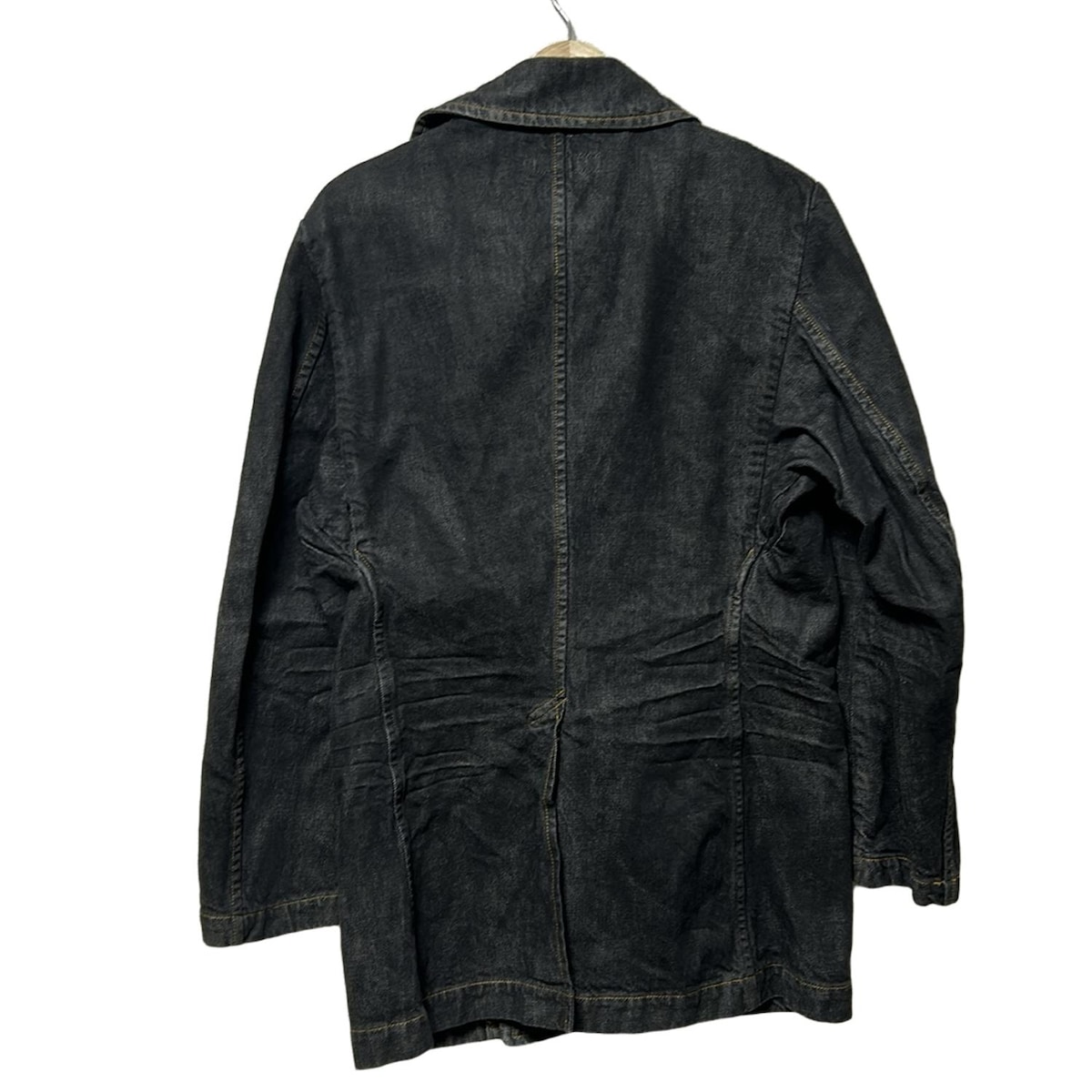 【中古】KATHARINEHAMNETT(キャサリンハムネット) コート 長袖/デニム/春/秋 黒