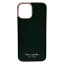 【中古】Kate spade(ケイトスペード) 携帯電話ケース iPhoneケース/iPhone6.1 黒×ライトピンク