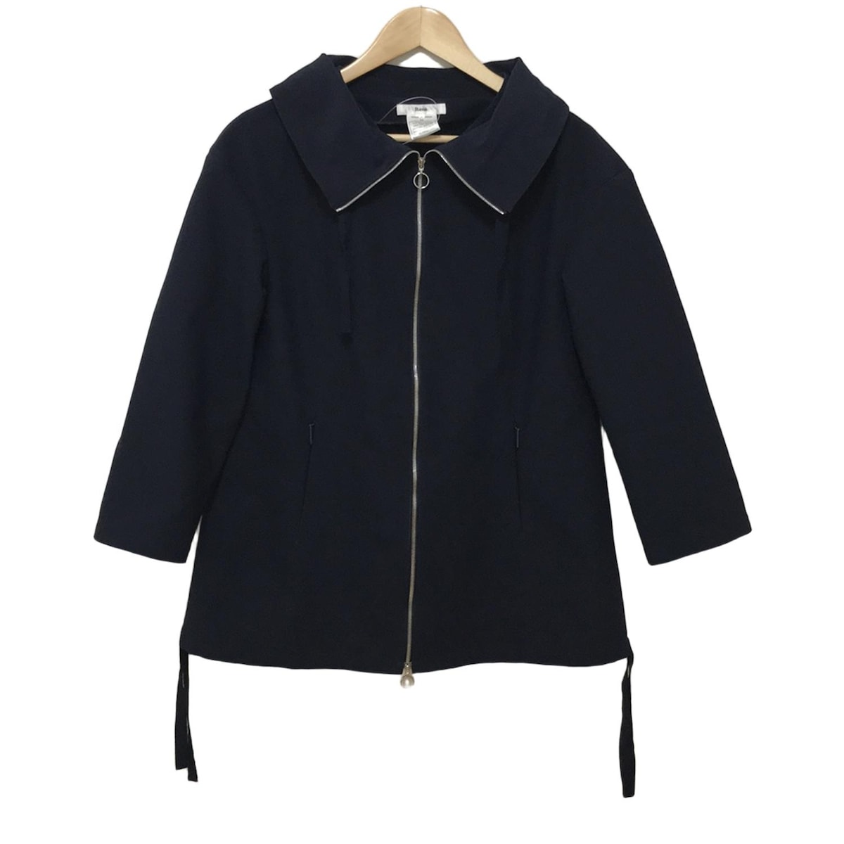 【Rene】ルネ　ブルゾン　36size 美品 中古・古着通販】Rene (ルネ) ノーカラーニットジャケット