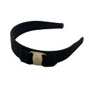【中古】FERRAGAMO/SalvatoreFerragamo(サルバトーレフェラガモ) カチューシャ ヴァラ 黒(4)