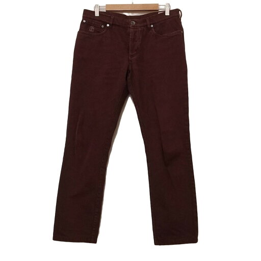 【中古】BRUNELLO CUCINELLI(ブルネロクチネリ) ジーンズ フルレングス ボルドー 【中古】BRUNELLO CUCINELLI(ブルネロクチネリ) ジーンズ フルレングス ボルドー