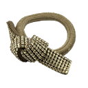 【中古】acca(アッカ) アクセサリー ヘアゴム/リボン ベージュ×ゴールド