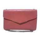 【中古】FURLA(フルラ) ショルダーバッグ チェーンショルダー/斜めがけ ピンク レザー(4)
