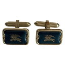 【中古】Burberry's(バーバリーズ) カフス ゴールド×ネイビー