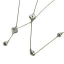 【中古】ANTEPRIMA(アンテプリマ) アクセサリー ネックレス×2点 ゴールド×アイボリー×クリア