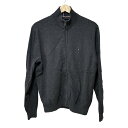 【新着】【中古】TOMMY HILFIGER(トミーヒルフィガー) ジャージ 長袖/ジップアップ ダークグレー