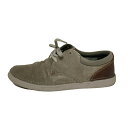 【中古】Clarks(クラークス) シューズ グレー×ダークブラウン(4)