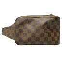 【中古】LOUIS VUITTON(ルイヴィトン) ジェロニモス ウエストポーチ エベヌ