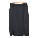 【中古】FERRAGAMO/SalvatoreFerragamo(サルバトーレフェラガモ) スカート ひざ丈 黒(4)