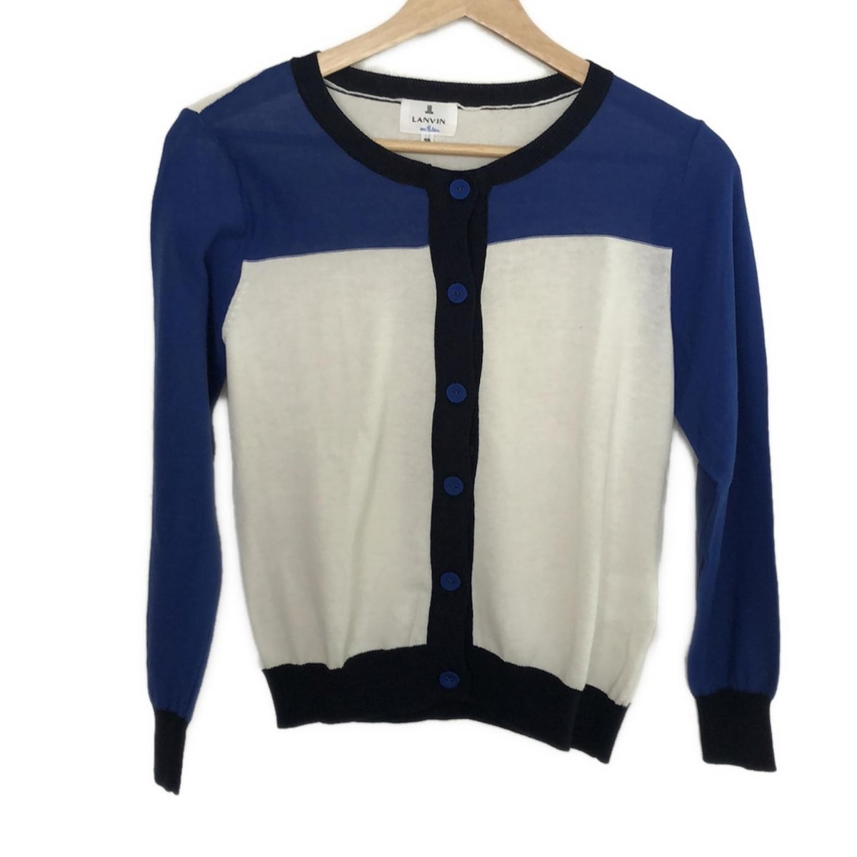 ランバンオンブルー 長袖カーディガン美品 楽天市場】カーディガン lanvin en bleu(ランバンオンブルー)の通販