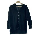 【新着】【中古】PLS+T(PLST)(プラステ) カーディガン 七分袖 黒(4)