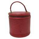 【中古】LOUIS VUITTON(ルイヴィトン) カンヌ バニティバッグ カスティリアンレッド レザー
