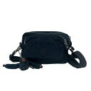 【中古】Kipling(キプリング) ショルダーバッグ 2way/ストラップ着脱可 ネイビー