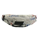 【中古】NIKE(ナイキ) ウエストポーチ 白×黒×マルチ