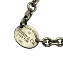 【中古】TIFFANY&Co.(ティファニー) リターントゥオーバル チョーカー シルバー