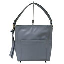 【中古】COLE HAAN(コールハーン) ショルダーバッグ ライトブルー レザー