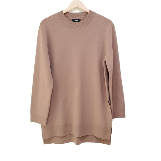 【中古】theory(セオリー) チュニック ハイネック/長袖/ニット ブラウン 【中古】theory(セオリー) チュニック ハイネック/長袖/ニット ブラウン